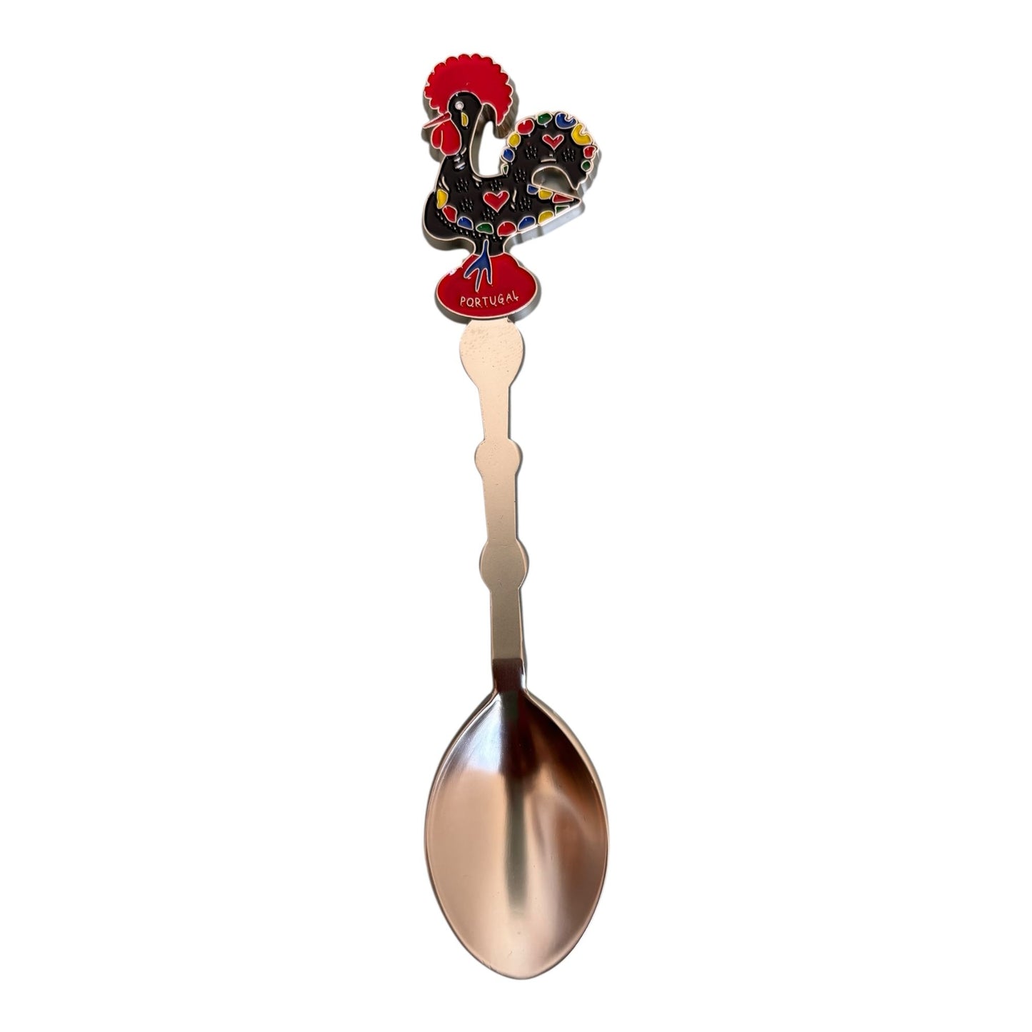 Portuguese Rooster Tea Spoon - Symbol of Luck - Souvenir Traveler Gift from Portugal