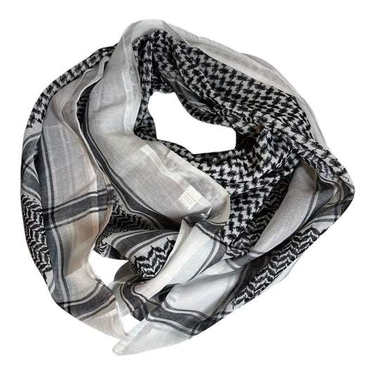 Tactical Desert Neck Scarf Keffiyeh Shemagh Turban Head Wrap - 100% Cotton