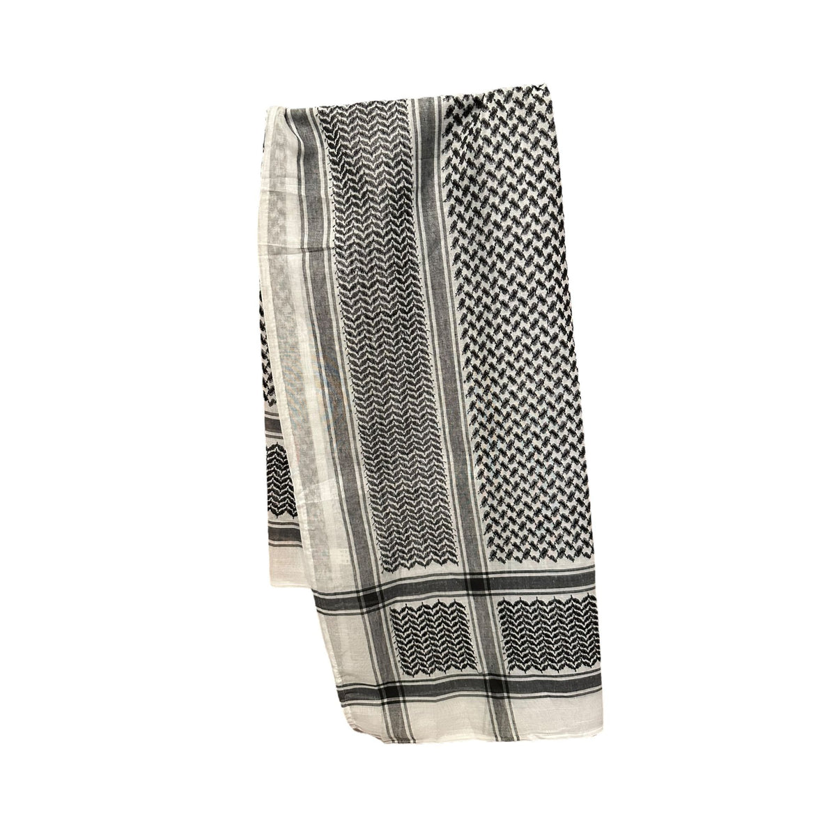 Tactical Desert Neck Scarf Keffiyeh Shemagh Turban Head Wrap - 100% Cotton