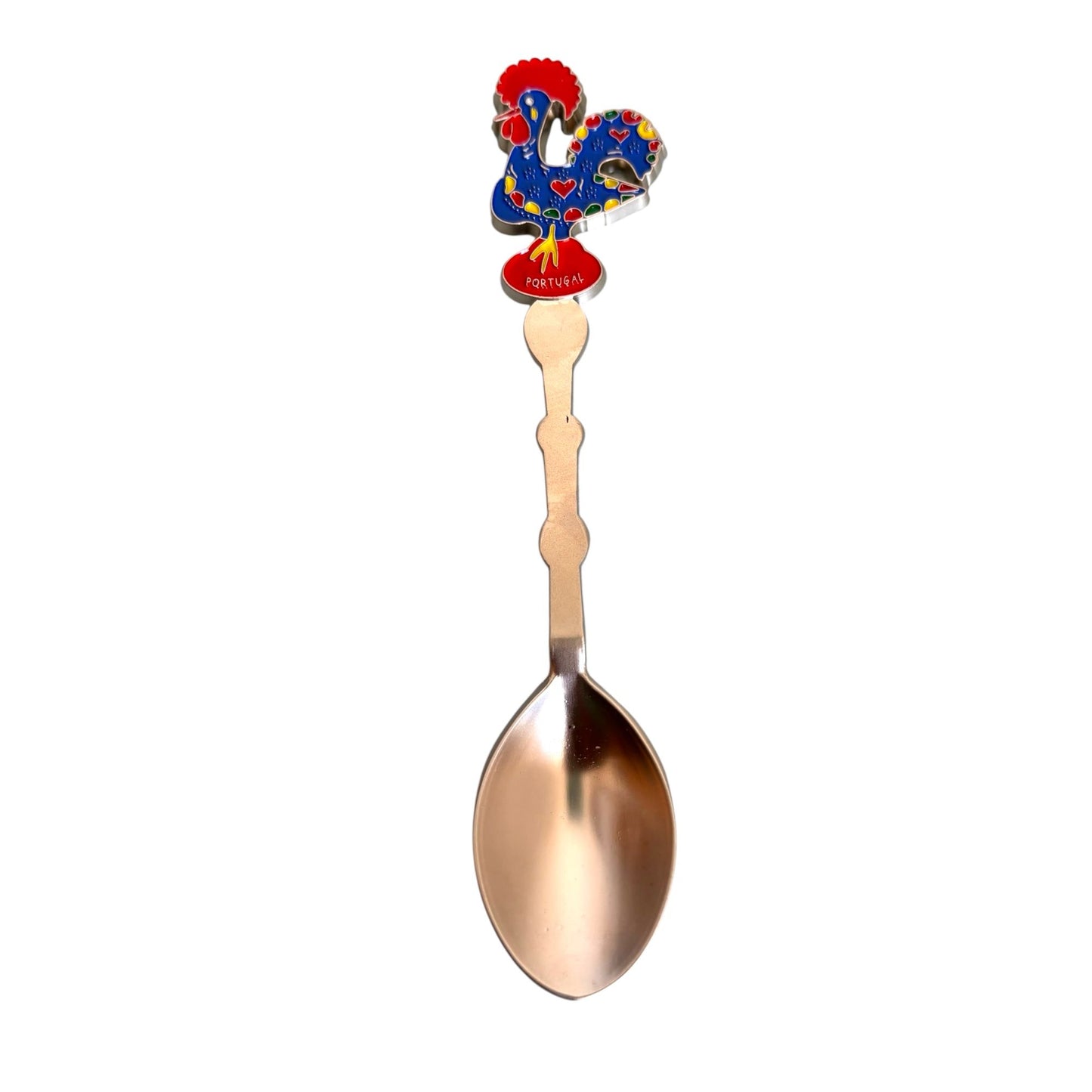 Portuguese Rooster Tea Spoon - Symbol of Luck - Souvenir Traveler Gift from Portugal