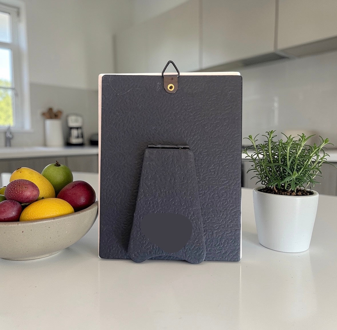 Portugese Embosed Ceramic Tile Stand for Table or Wall Hanging Decoration