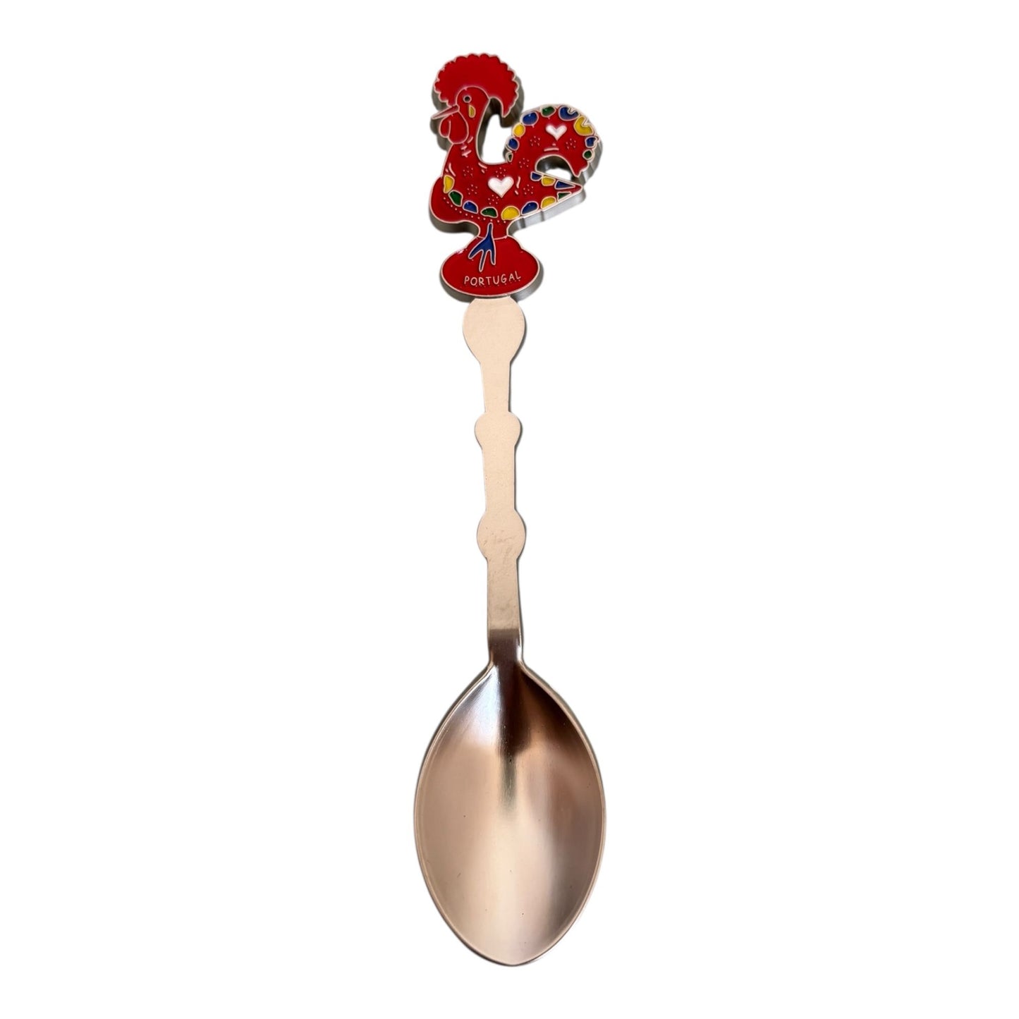 Portuguese Rooster Tea Spoon - Symbol of Luck - Souvenir Traveler Gift from Portugal