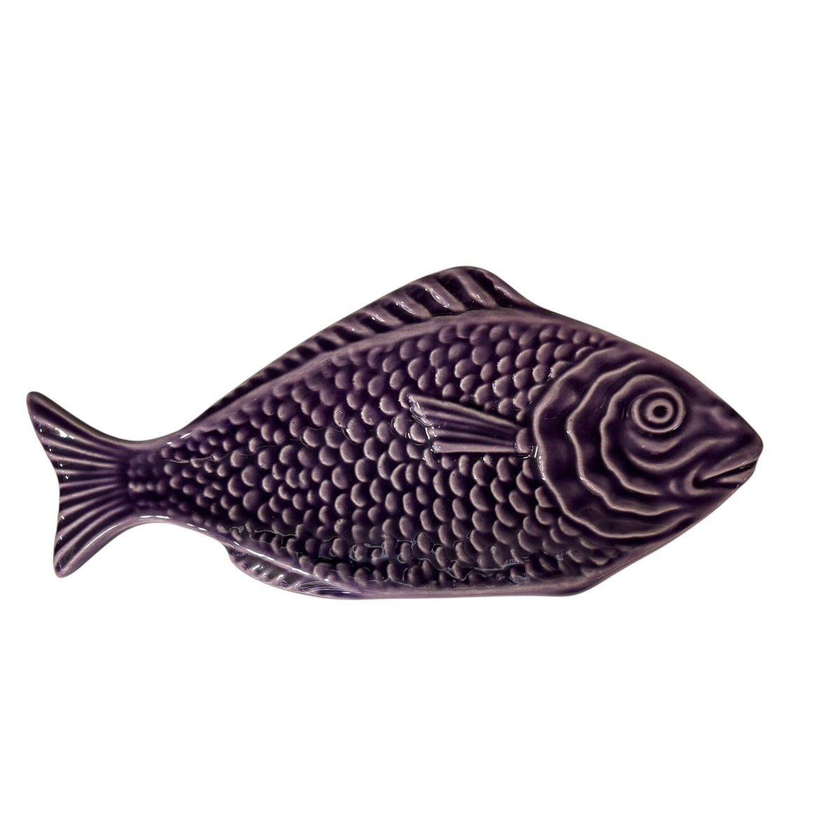 Handmade Ceramic Small Sardine Fish Curved Tray