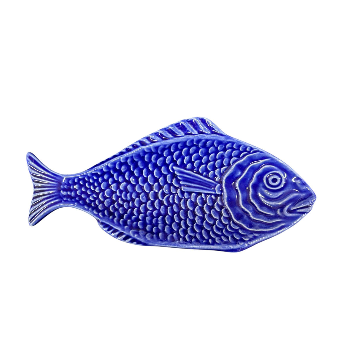 Handmade Ceramic Small Sardine Fish Curved Tray