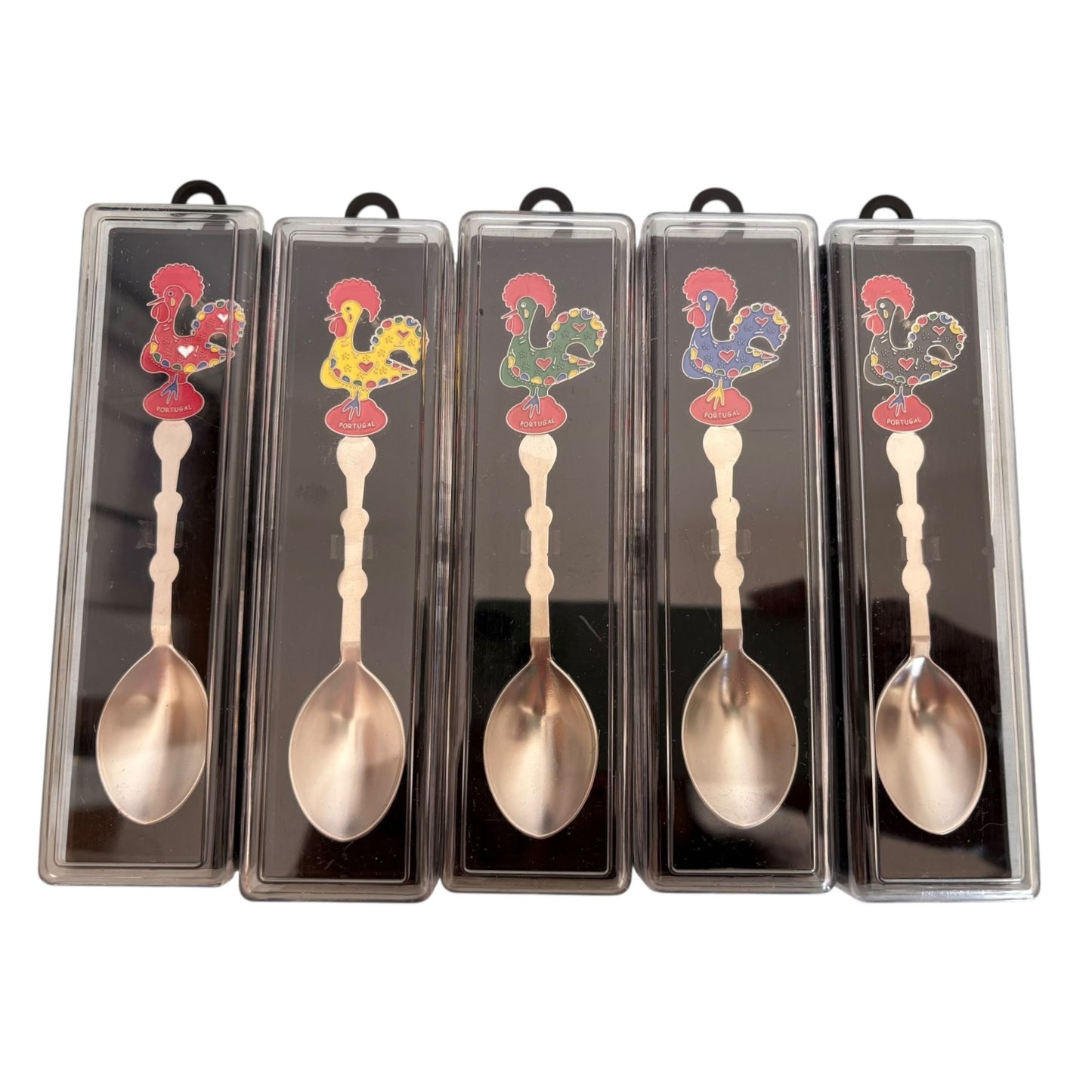 Portuguese Rooster Tea Spoon - Symbol of Luck - Souvenir Traveler Gift from Portugal