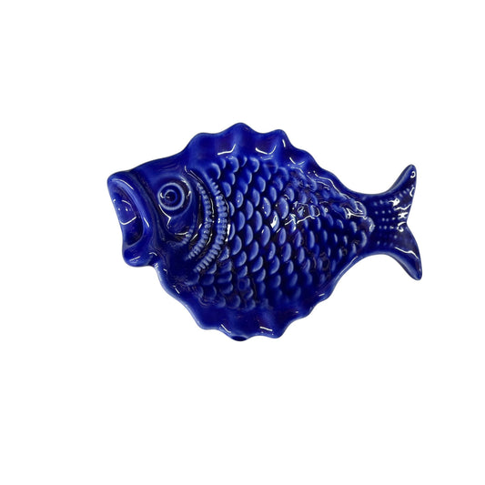 Handmade Ceramic Small Sole Fish Deep Curved Tray
