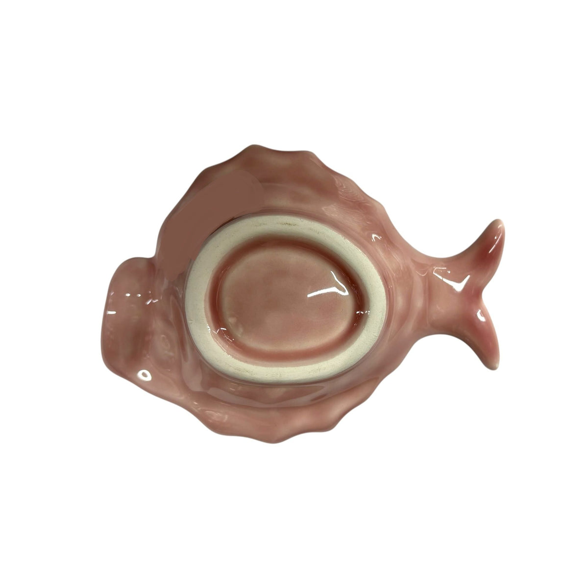 Handmade Ceramic Small Sole Fish Deep Curved Tray