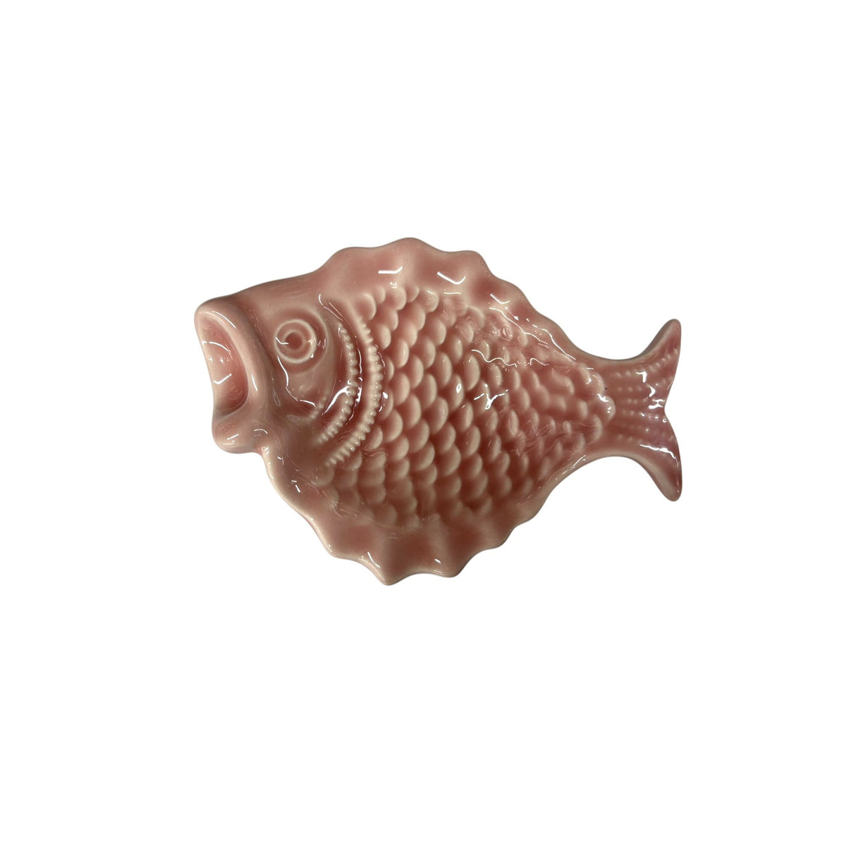 Handmade Ceramic Small Sole Fish Deep Curved Tray
